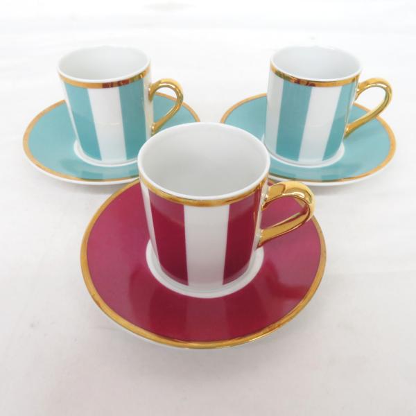 オリジナルボヘミア カップ＆ソーサー 3セット デミタス用