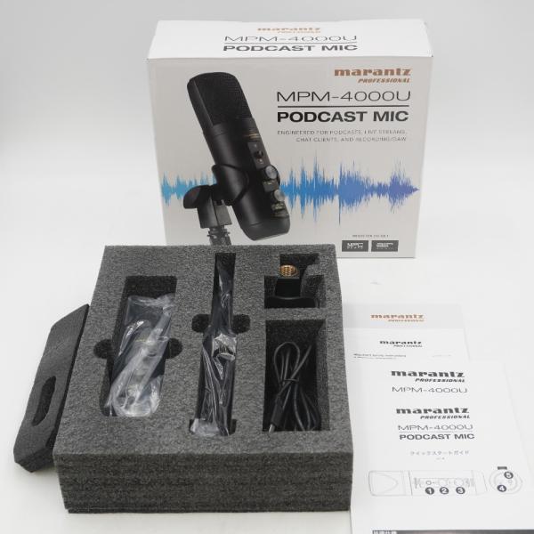 音響機材 marantz MPM-4000U USB接続コンデンサーマイク