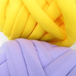 毛糸 チューブヤーン 2点セット 極太 コット...の詳細画像4