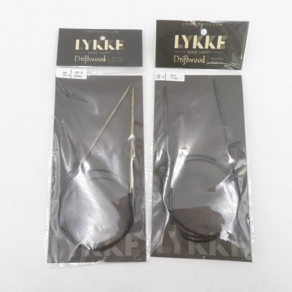 裁縫道具 LYKKE リッケ Driftwood 80cm 2.5mm/2.75mm 2本セット 固...
