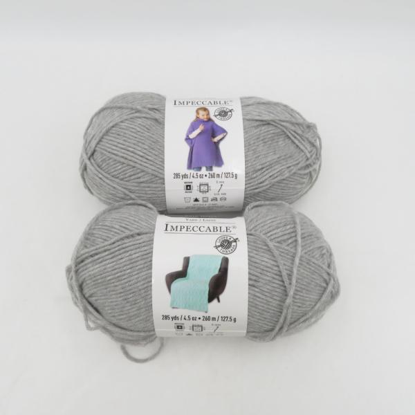 毛糸 Loop ＆ Threads ループ＆スレッド Impeccable 2玉セット ペールグレー...