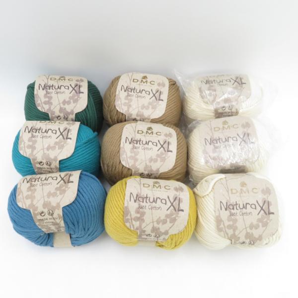 DMC ディーエムシー 毛糸 ナチュラXL 9玉セット 100g玉 OEKO-TEX認定 海外毛糸 ...