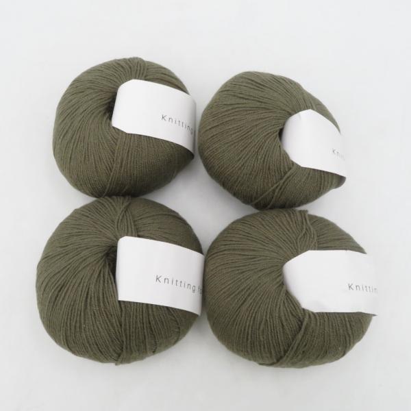 毛糸 Knitting for Olive Merino 4玉 Dusty Olive 50g玉 O...