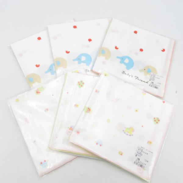 ハンカチ ガーゼハンカチ 日本製 パステルトーイ ベイビーフレンド 綿100％ ３枚組×6点セット ...