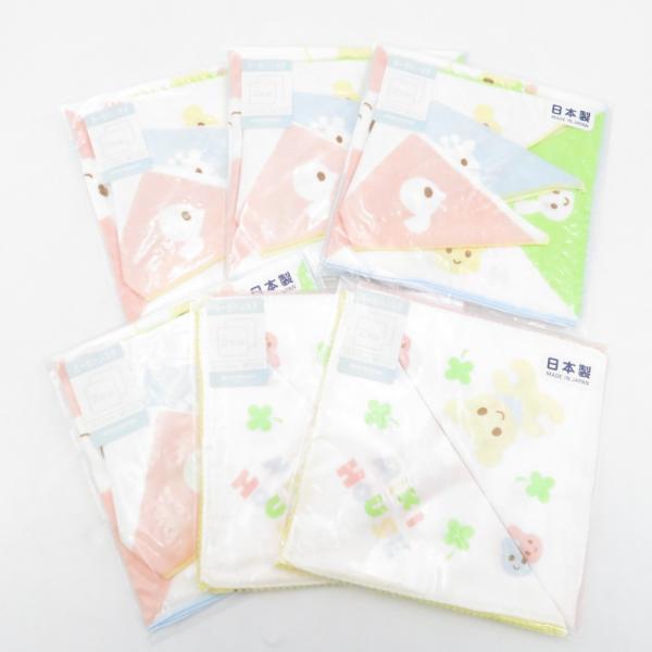 ハンカチ ガーゼハンカチ 日本製 MIKIHOUSE ミキハウス 綿100％ 35×35cm アニマ...