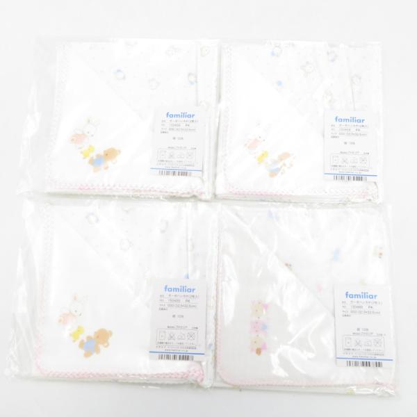ハンカチ ガーゼハンカチ 日本製 familiar ファミリア ベビー 綿100％ 32.5×32....