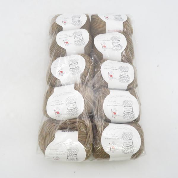 毛糸 毛糸ZAKKAストアーズ Calin カラン 10玉セット 2番色 ローアンバー 1玉約40g...