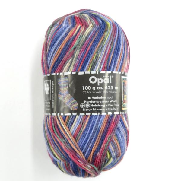 毛糸 Opal オパール Hundertwasser (フンデルトヴァッサー) 3204番色 100...