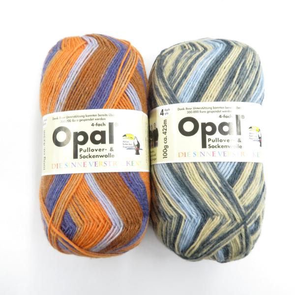 毛糸 Opal Regenwald3 レーゲンヴァルド3 復刻版 4ply 2玉セット 1玉100g...