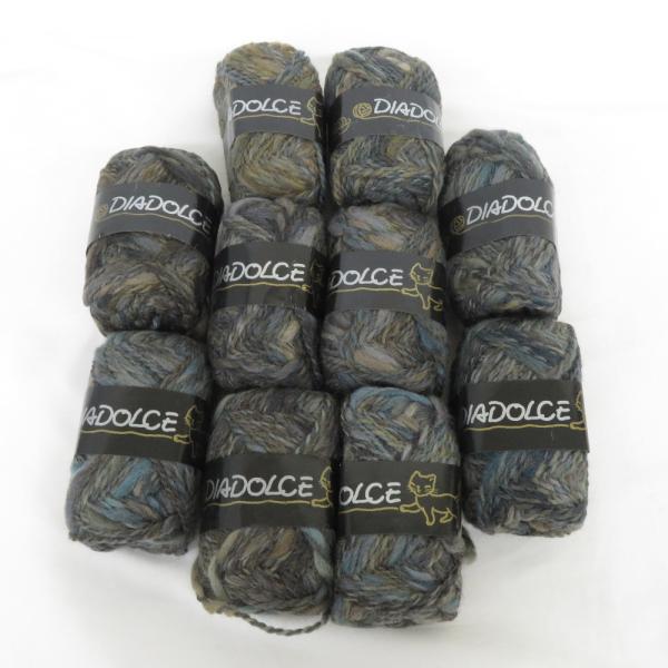 毛糸 ダイヤドルチェ DIADOLCE 10玉セット DL206番色 標準約50g 約75ｍ  未使...