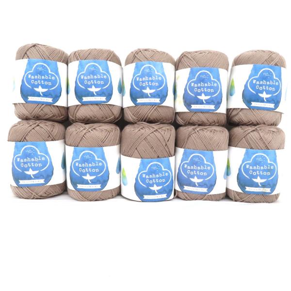 Yuzawaya ユザワヤ 毛糸 ウォッシャブルコットン 10玉セット 色番116 お洗濯OK 未使...