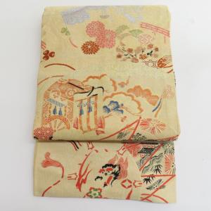 【美品】 袋帯 名品 全通 正絹 【中古】 美品】 袋帯 名品 全通 正絹 【中古】の通販 by バイセル ラクマ店｜ラクマ
