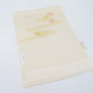 帯揚げ 振袖用 総絞り 正絹 ラメ入り 桃紫 おびあげ 和装小物 着物