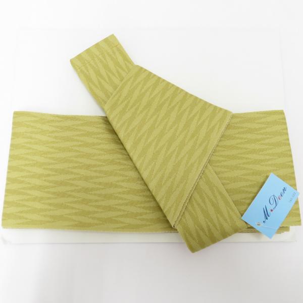 男帯 ワンタッチ角帯 ポリ100％ カラシ色 日本製 紳士 男性用 定番 浴衣帯 メンズ かんたん着...