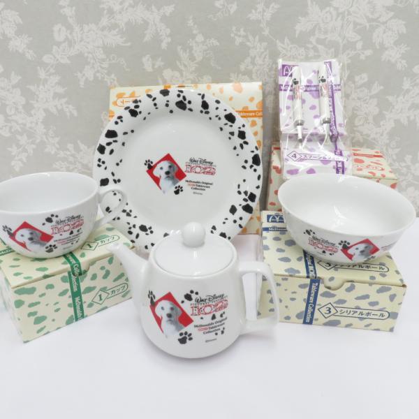McDonald&apos;s  102匹ダルメシアンテーブルウェアセット 食器セット 6点セット 箱有 マク...