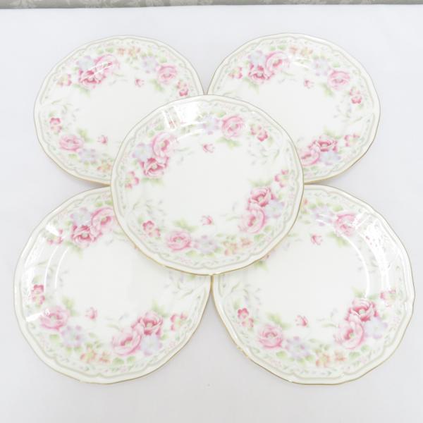 NIKKO ニッコー 食器 ニッコーマーケティング プレート 取り皿 中皿 5枚セット  花柄