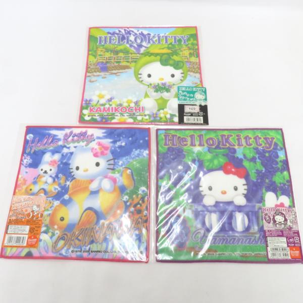 プチタオル 3枚セット 沖縄限定 山梨限定 上高地限定 クマノミ 巨峰 河童 タオルハンカチ ミニタ...