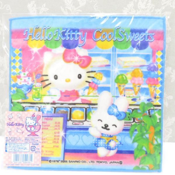 Hello Kitty  CoolSweets クールスイーツ プチタオル タオルハンカチ 平成レト...