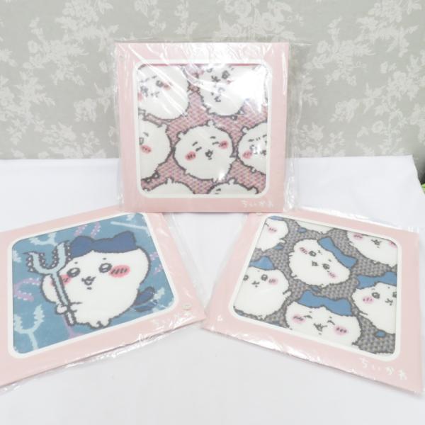 ちいかわ シェニール織 3枚セット   チイカワさすまた ハチワレイッパイ THいっぱい TOWEL...