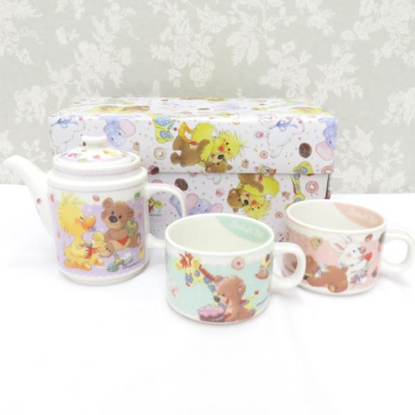 yamaka ティーフォーツー 食器セット ティーポット カップ 3点セット 箱有 Suzy's Z...