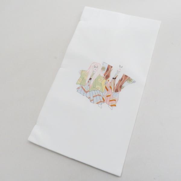 名古屋帯 塩瀬 染帯 白色ｘ多色 白連獅子紋様 正絹 お太鼓柄 カジュアル 仕立て上がり 着物帯