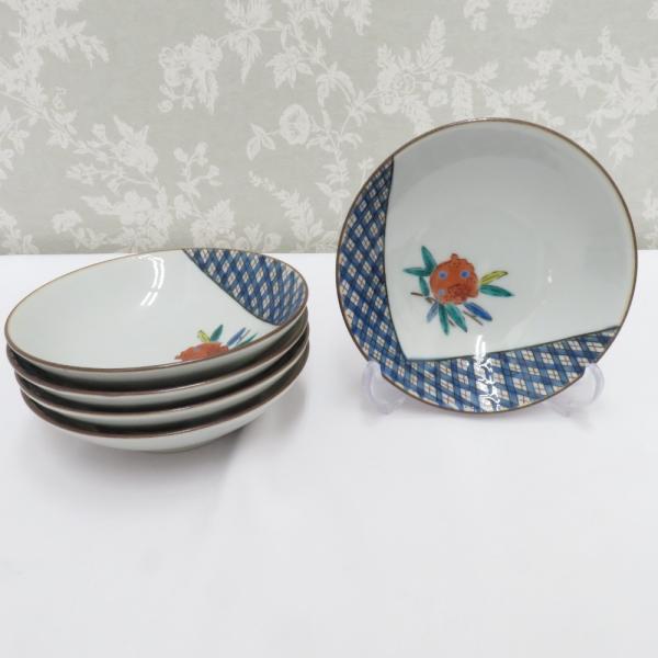 九谷焼 食器 九谷 勝雄 銘々皿  皿揃 小皿  取り皿 果実 5枚組