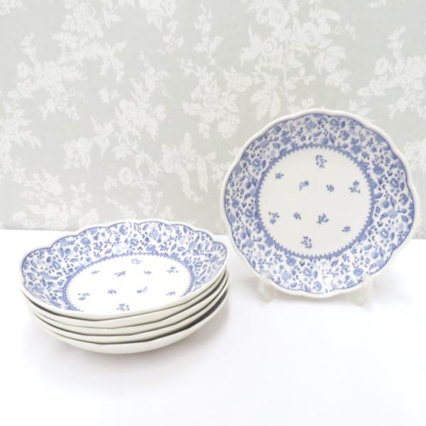 NIKKO ニッコー 食器 LIBERTY リバティ 深皿 パスタプレート カレー皿 6枚セット 小...