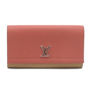 LOUIS VUITTON ルイ・ヴィトン ポルトフォイユ ロックミー2 ブロッサム M62364 バイカラー 長財布 ウォレット ロゴ金具 レザー イニシャル｜cocoroad