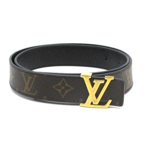 LOUIS VUITTON ルイ・ヴィトン サンチュール LV イニシャル 30MM リバーシブル ベルト モノグラム ノワール M9453 80/32 小物｜cocoroad