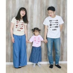 親子ペアルック 名入れ Tシャツ パジャマ 兄...の詳細画像1