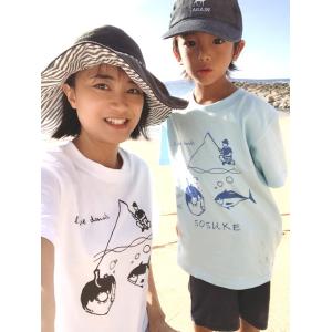親子ペアルック 名入れ Tシャツ パジャマ 兄...の詳細画像3