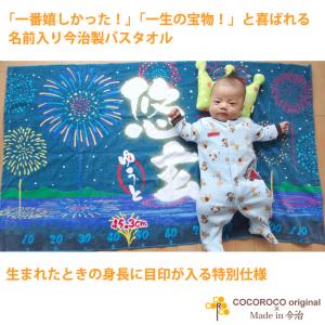 出産祝い 名入れ 今治製 バスタオル 男の子 ...の詳細画像1