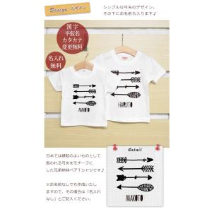 兄弟ペアルック 姉妹子ペア Tシャツ 半袖 兄...の詳細画像1