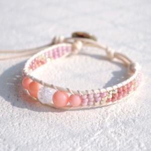 ココロキット　c020d　天然石とビーズのミサンガ