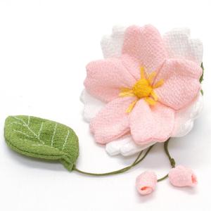 【手芸キット】ちりめんの花巾着 八重桜・他