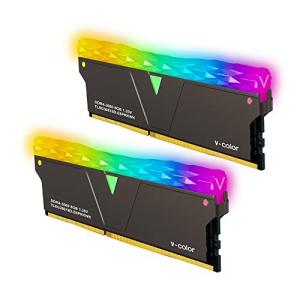 v-color Hynix IC デスクトップPC用 ゲーミングメモリ Prism Pro RGB  DDR4-3600MHz PC4-28800 16GB  U-DIMM 1.35V CL18