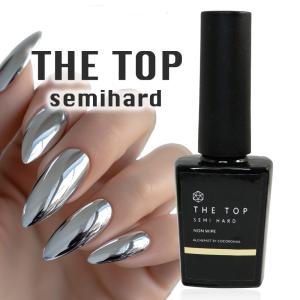 THE TOP ノンワイプトップジェル  12ml  傷がつきにくい 汚れにくい  クリアジェル ノンワイプ トップコート ジェルネイル ふき取り不要 トップジェル  クリア