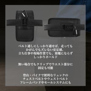 スマホポーチ カラビナ付き ベルトポーチ ベル...の詳細画像3
