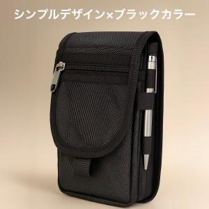 スマホポーチ カラビナ付き ベルトポーチ ベル...の詳細画像3