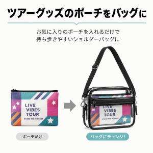 クリアバッグ ショルダー 透明バッグ ビニール...の詳細画像2