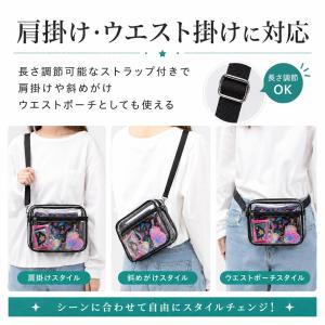 クリアバッグ ショルダー 透明バッグ ビニール...の詳細画像5