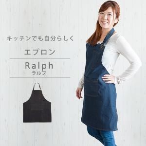 エプロン 首掛けエプロン カジュアル 無地 デニム風 牛仔布 ポケット付き 洗濯可能 ポリエステル 綿