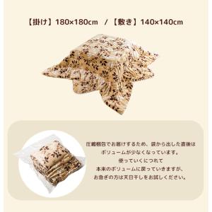 こたつ布団 正方形 こたつ布団セット 洗える ...の詳細画像2