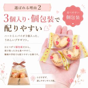 プチギフト ハートミニパイ パイ 3個入 卒園...の詳細画像5