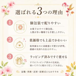 花ことばドーナツ プチギフト お菓子 300円...の詳細画像4
