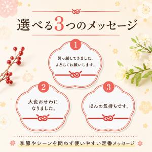 プチギフト ごあいさつ日和 日用品 挨拶 1個...の詳細画像4