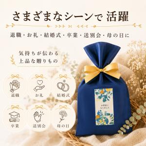 プチギフト お世話になりました ネイビーゴール...の詳細画像4