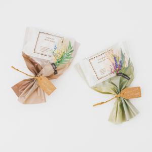 プチギフト 花束バスソルト ミモザ ラベンダー...の詳細画像2