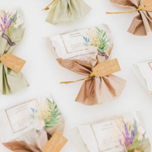 プチギフト 花束バスソルト ミモザ ラベンダー...の詳細画像3