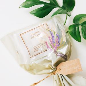 プチギフト 花束バスソルト ミモザ ラベンダー...の詳細画像5